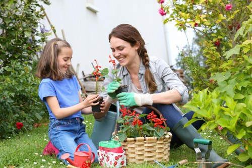Well-kept residential garden maintenance in West Ham